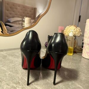 Christian Louboutin Black and Red Heels